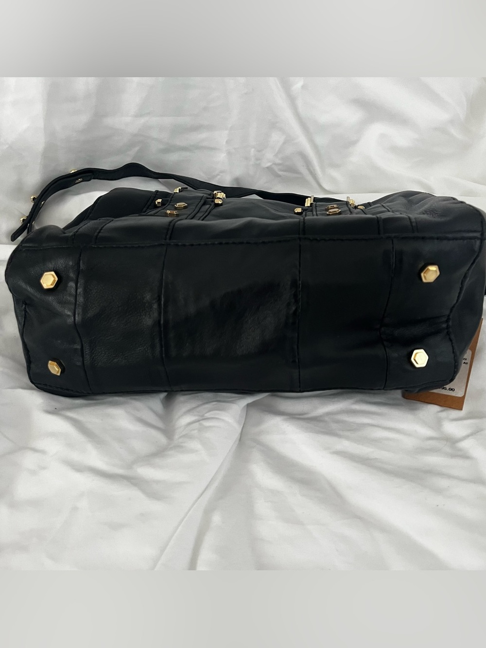 NWT Zac Posen | Z Spoke: Black Leather Satchel Bag - Picture 10 of 10